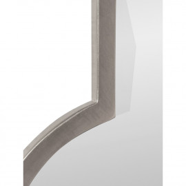 Зеркало в серебряной фигурной раме Clover Silver (Кловер) Svart 70*70 см 